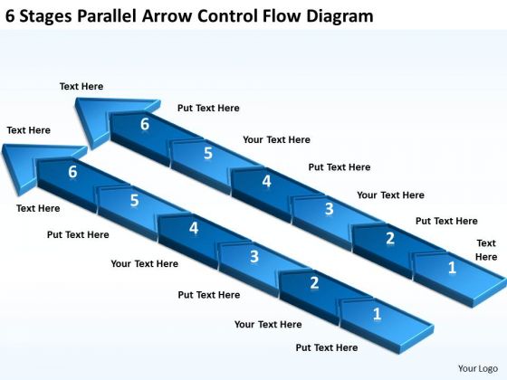 6 Stages Parallel Arrow Control Flow Diagram Business Plan Programs PowerPoint Slides 6 Stages Parallel Arrow Control Flow Diagram Business Plan Programs PowerPoint Slides
