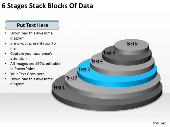 6 Stages Stack Blocks Of Data Business Plan PowerPoint Templates 6 Stages Stack Blocks Of Data Business Plan PowerPoint Templates
