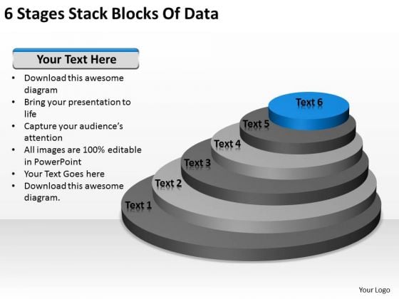 6 Stages Stack Blocks Of Data Ppt Example Business Plan Outline PowerPoint Slides 6 Stages Stack Blocks Of Data Ppt Example Business Plan Outline PowerPoint Slides