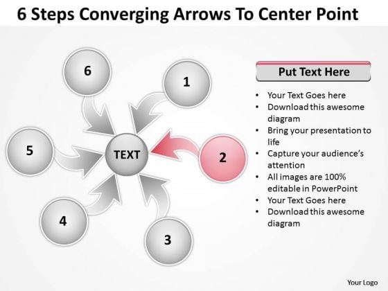 6 Steps Converging Arrows To Center Point Cycle Diagram PowerPoint Templates 6 Steps Converging Arrows To Center Point Cycle Diagram PowerPoint Templates