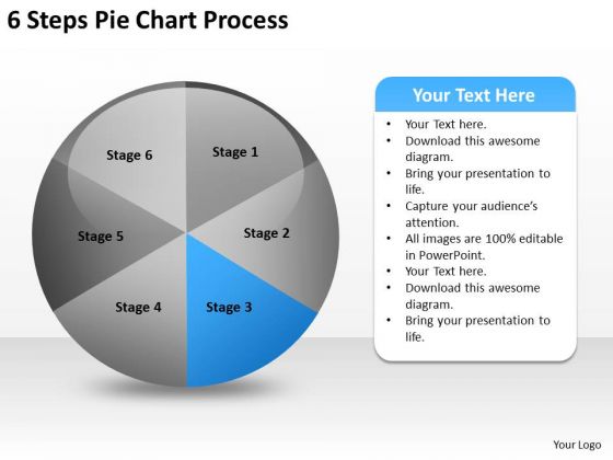 6 Steps Pie Chart Process Business Plan PowerPoint Slides 6 Steps Pie Chart Process Business Plan PowerPoint Slides