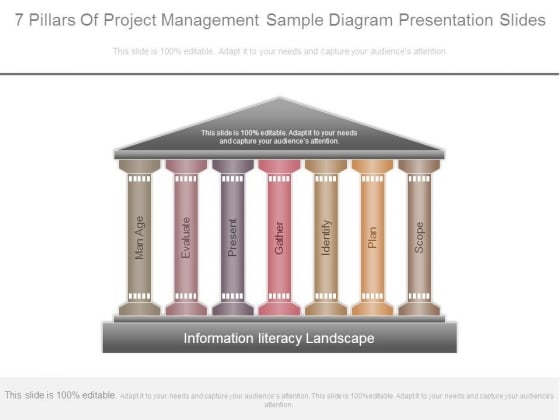 7 Pillars Of Project Management Sample Diagram Presentation Slides 7 Pillars Of Project Management Sample Diagram Presentation Slides
