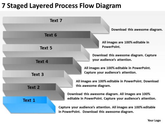 7 Staged Layered Process Flow Diagram Ppt Business Plan Outline Template PowerPoint Slides 7 Staged Layered Process Flow Diagram Ppt Business Plan Outline Template PowerPoint Slides