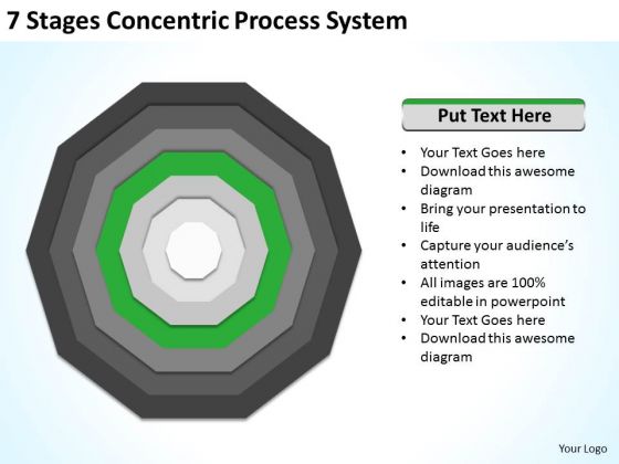 7 Stages Concentric Proces System Business Plan Example PowerPoint Templates 7 Stages Concentric Proces System Business Plan Example PowerPoint Templates