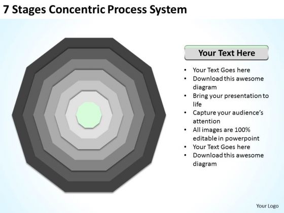 7 Stages Concentric Proces System Business Plans PowerPoint Slides 7 Stages Concentric Proces System Business Plans PowerPoint Slides