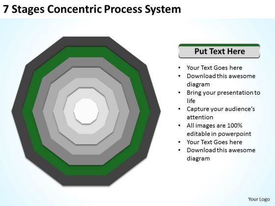 7 Stages Concentric Proces System Sample Business Plans PowerPoint Templates 7 Stages Concentric Proces System Sample Business Plans PowerPoint Templates