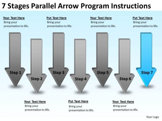 7 Stages Parallel Arrow Program Instructions Commerce Business Plan PowerPoint Templates 7 Stages Parallel Arrow Program Instructions Commerce Business Plan PowerPoint Templates