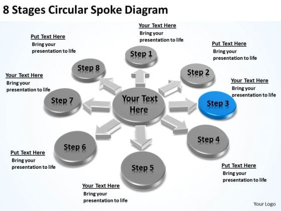 8 Stages Circular Spoke Diagram Small Business Plan Example PowerPoint Slides 8 Stages Circular Spoke Diagram Small Business Plan Example PowerPoint Slides