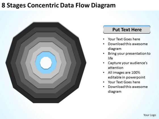 8 Stages Concentric Data Flow Diagram Business Plan PowerPoint Slides 8 Stages Concentric Data Flow Diagram Business Plan PowerPoint Slides