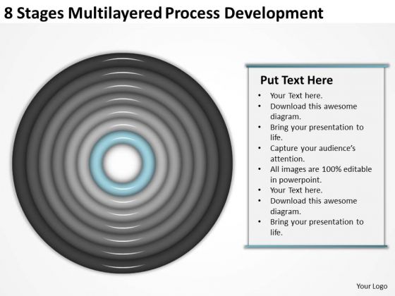 8 Stages Multilayered Process Development Ppt Business Plan PowerPoint Templates