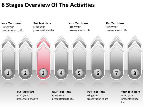 8 Stages Overview Of The Activities Business Plan Outline Template PowerPoint Templates 8 Stages Overview Of The Activities Business Plan Outline Template PowerPoint Templates