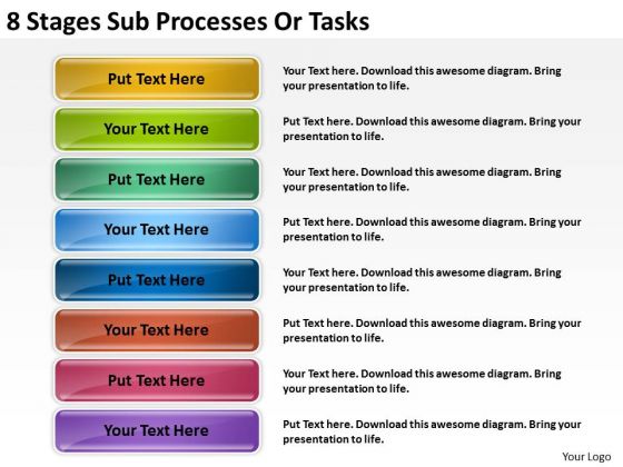 8 Stages Sub Processes Startup Business Plan Example PowerPoint Templates 8 Stages Sub Processes Startup Business Plan Example PowerPoint Templates