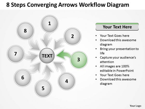8 Steps Converging Arrows Workflow Diagram Process Software PowerPoint Slide 8 Steps Converging Arrows Workflow Diagram Process Software PowerPoint Slide