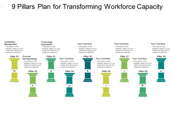 9 Pillars Plan For Transforming Workforce Capacity Ppt PowerPoint Presentation Outline Portrait PDF 9 Pillars Plan For Transforming Workforce Capacity Ppt PowerPoint Presentation Outline Portrait PDF
