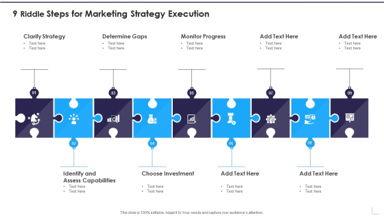 9 Riddle Steps For Marketing Strategy Execution Guidelines PDF 9 Riddle Steps For Marketing Strategy Execution Guidelines PDF