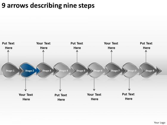 9 Arrows Describing Nine Steps Business Creating Flowchart PowerPoint Templates 9 Arrows Describing Nine Steps Business Creating Flowchart PowerPoint Templates