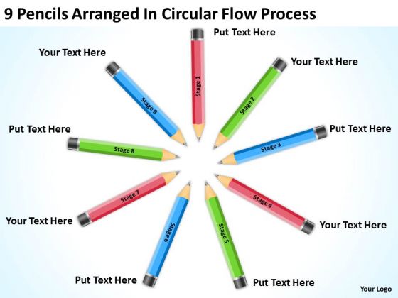 9 Pencils Arranged In Circular Flow Process Ppt Business Plan Templates PowerPoint 9 Pencils Arranged In Circular Flow Process Ppt Business Plan Templates PowerPoint