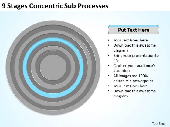 9_stages_concentric_sub_processes_ppt_business_plan_powerpoint_slides_1