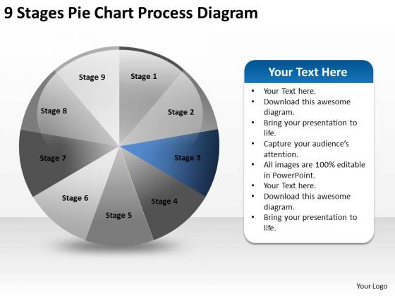 9 Stages Pie Chart Process Diagram Business Plan PowerPoint Slides 9 Stages Pie Chart Process Diagram Business Plan PowerPoint Slides