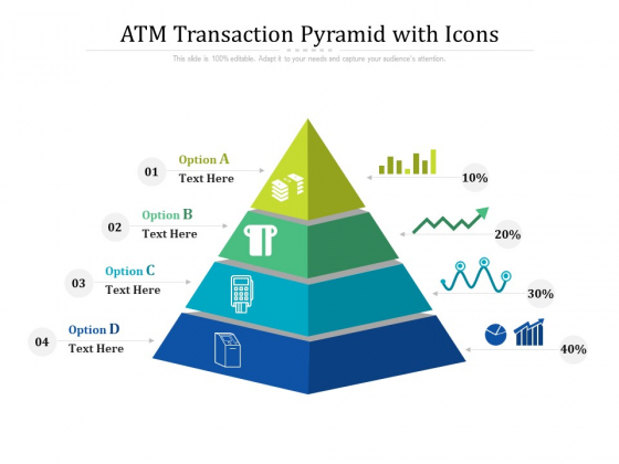 ATM Transaction Pyramid With Icons Ppt PowerPoint Presentation Gallery Skills PDF ATM Transaction Pyramid With Icons Ppt PowerPoint Presentation Gallery Skills PDF