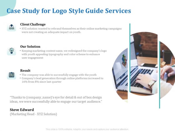 A Step By Step Guide To Creating Brand Guidelines Case Study For Logo Style Guide Services Sample PDF