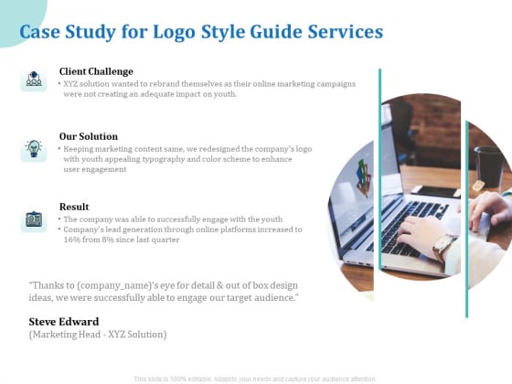 A Step By Step Guide To Creating Brand Guidelines Case Study For Logo Style Guide Services Sample PDF A Step By Step Guide To Creating Brand Guidelines Case Study For Logo Style Guide Services Sample PDF