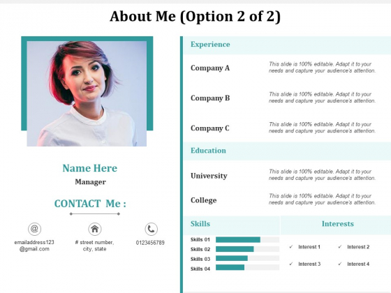 About_Me_Business_Ppt_PowerPoint_Presentation_Gallery_Tips_Cpb_Slide_1