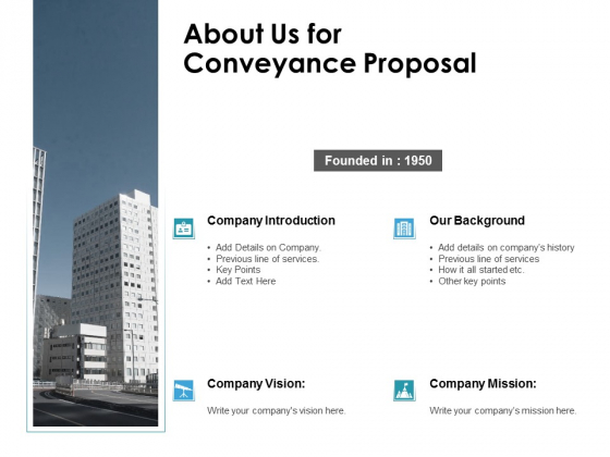 About Us For Conveyance Proposal Ppt PowerPoint Presentation Slides Example Topics About Us For Conveyance Proposal Ppt PowerPoint Presentation Slides Example Topics