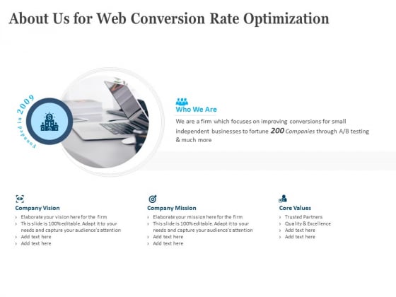 About Us For Web Conversion Rate Optimization Ppt PowerPoint Presentation Outline Designs Download PDF About Us For Web Conversion Rate Optimization Ppt PowerPoint Presentation Outline Designs Download PDF
