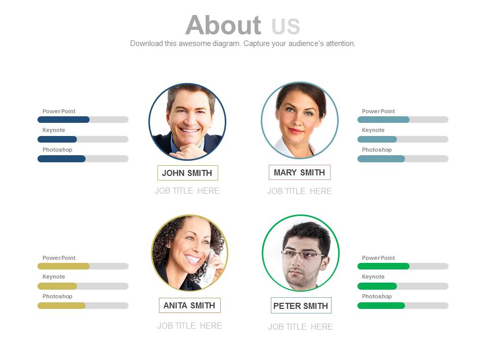 About Us Team Introduction Layout Powerpoint Slides - PowerPoint Templates
