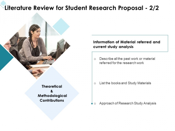 Academic Investigation Literature Review For Student Research Proposal Analysis Ppt Pictures Design Templates PDF