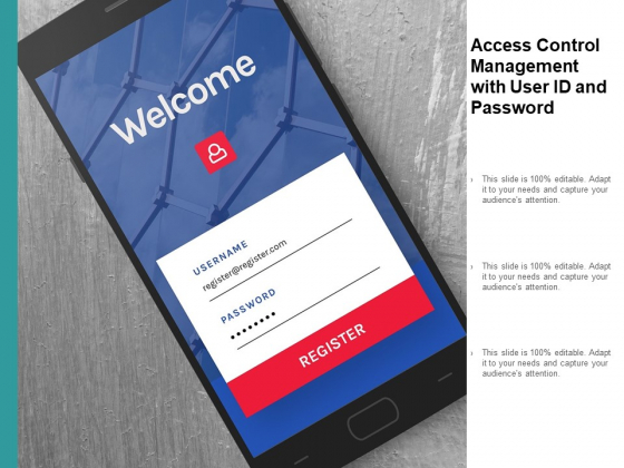 Access Control Management With User Id And Password Ppt PowerPoint Presentation Icon Introduction Access Control Management With User Id And Password Ppt PowerPoint Presentation Icon Introduction