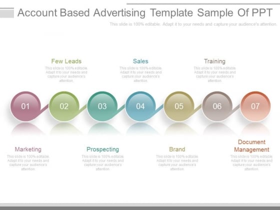 Account Based Advertising Template Sample Of Ppt Account Based Advertising Template Sample Of Ppt