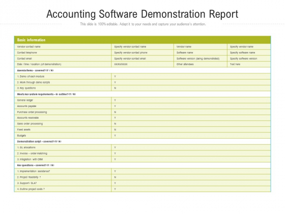 Accounting Software Demonstration Report Ppt Model Tips PDF Accounting Software Demonstration Report Ppt Model Tips PDF