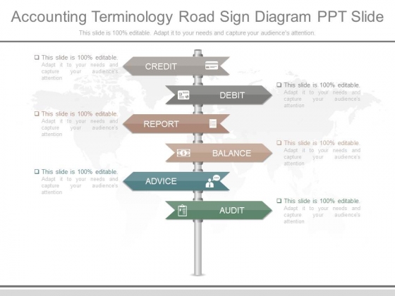 Accounting Terminology Road Sign Diagram Ppt Slide Accounting Terminology Road Sign Diagram Ppt Slide