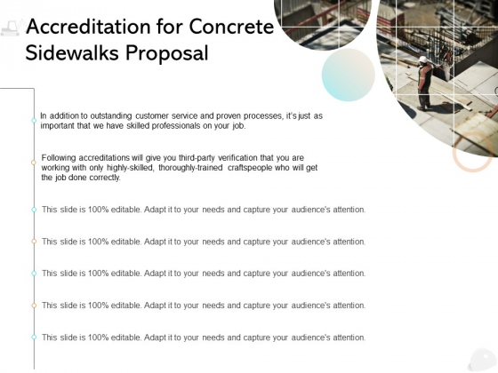 Accreditation For Concrete Sidewalks Proposal Ppt PowerPoint Presentation Summary Slide Accreditation For Concrete Sidewalks Proposal Ppt PowerPoint Presentation Summary Slide