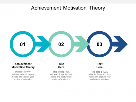 Achievement Motivation Theory Ppt PowerPoint Presentation Gallery Outfit Cpb