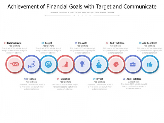 Achievement Of Financial Goals With Target And Communicate Ppt PowerPoint Presentation Model Sample PDF Achievement Of Financial Goals With Target And Communicate Ppt PowerPoint Presentation Model Sample PDF