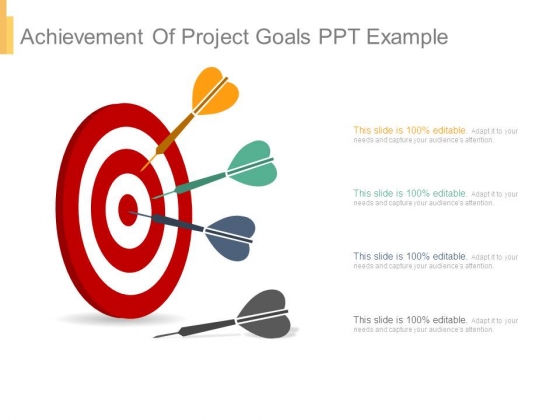 Achievement Of Project Goals Ppt Example