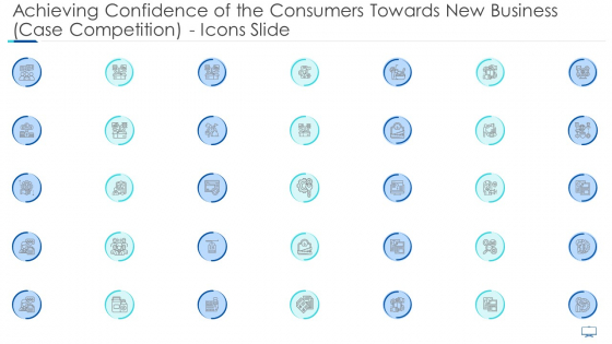 Achieving Confidence Of The Consumers Towards New Business Case Competition Icons Slide Professional PDF