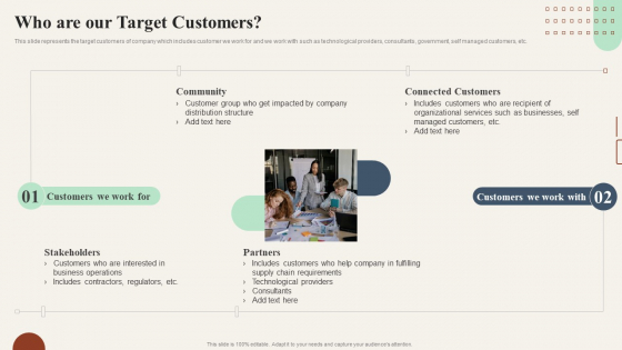 Action Plan To Enhance Who Are Our Target Customers Designs PDF