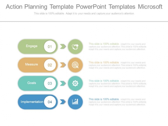 Action Planning Template Powerpoint Templates Microsoft