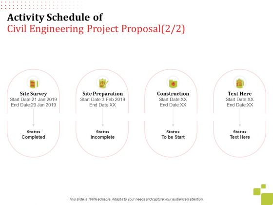 Activity Schedule Of Civil Engineering Project Proposal Site Ppt Model Slide Portrait Activity Schedule Of Civil Engineering Project Proposal Site Ppt Model Slide Portrait