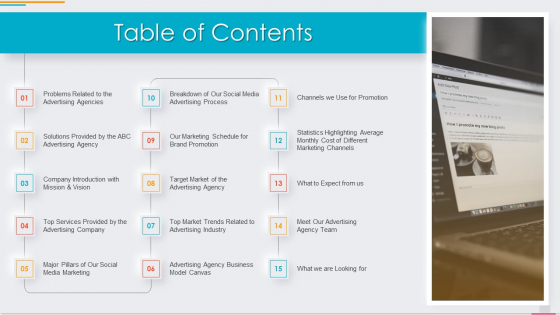 Ad Agency Fundraising Table Of Contents Ppt PowerPoint Presentation File Layout Ideas PDF Ad Agency Fundraising Table Of Contents Ppt PowerPoint Presentation File Layout Ideas PDF