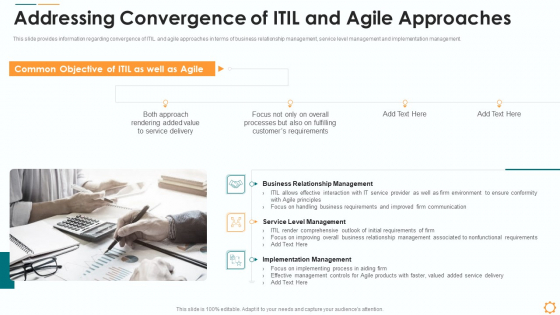 Addressing Convergence Of ITIL And Agile Approaches Ppt Infographic Template Templates PDF Addressing Convergence Of ITIL And Agile Approaches Ppt Infographic Template Templates PDF