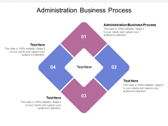 Administration Business Process Ppt PowerPoint Presentation Show Cpb