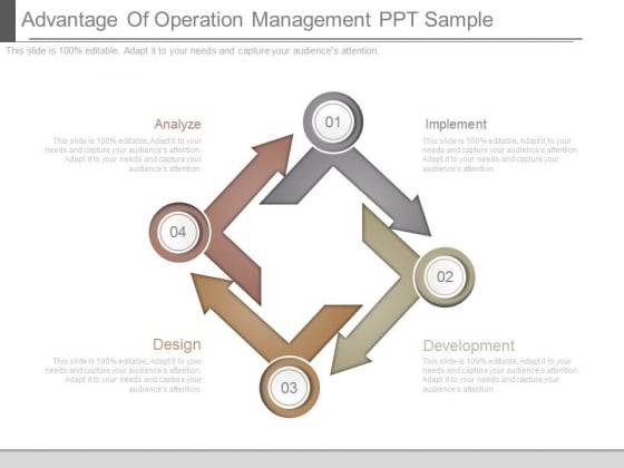 Advantage Of Operation Management Ppt Sample Advantage Of Operation Management Ppt Sample