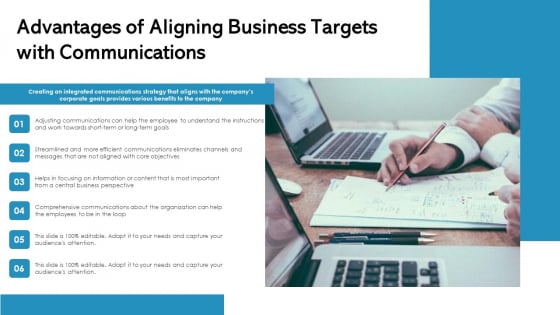 Advantages Of Aligning Business Targets With Communications Ppt Show PDF Advantages Of Aligning Business Targets With Communications Ppt Show PDF