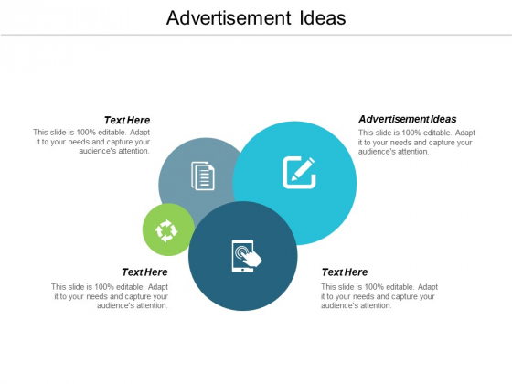Advertisement Ideas Ppt PowerPoint Presentation Professional Outfit Cpb