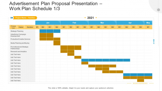 Advertisement Plan Proposal Presentation Work Plan Schedule Planing Ppt Gallery Graphics Download PDF Advertisement Plan Proposal Presentation Work Plan Schedule Planing Ppt Gallery Graphics Download PDF